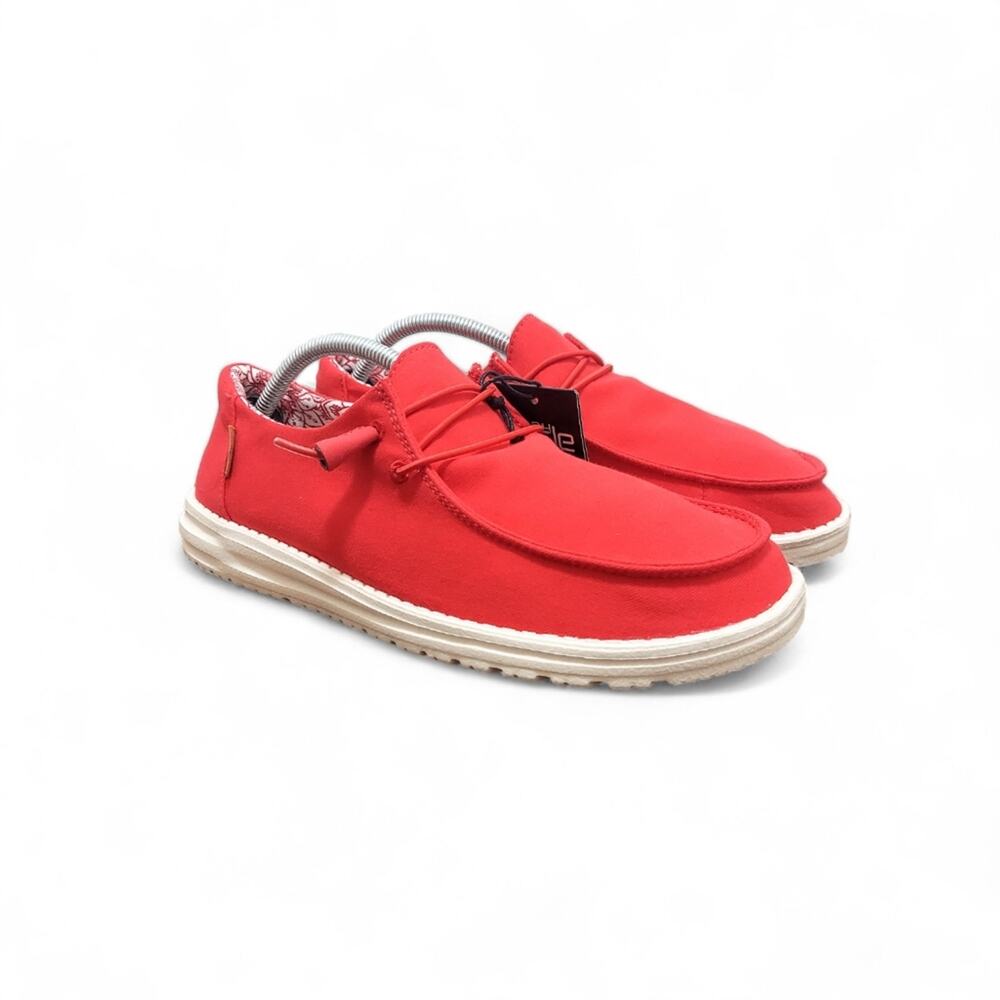 Hey Dude Wendy Red Loafers - Women's Sizes - New Without Box